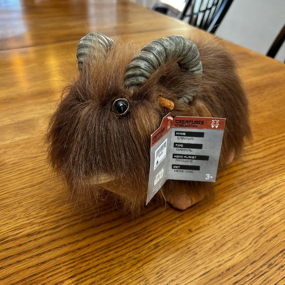 Disney Parks Star Wars Galaxy’s Edge Bantha Interactive Talking Plush – New with